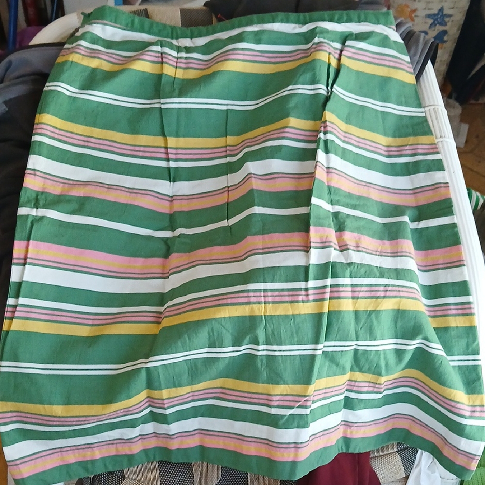 BODEN Striped COTTON Green Skirt